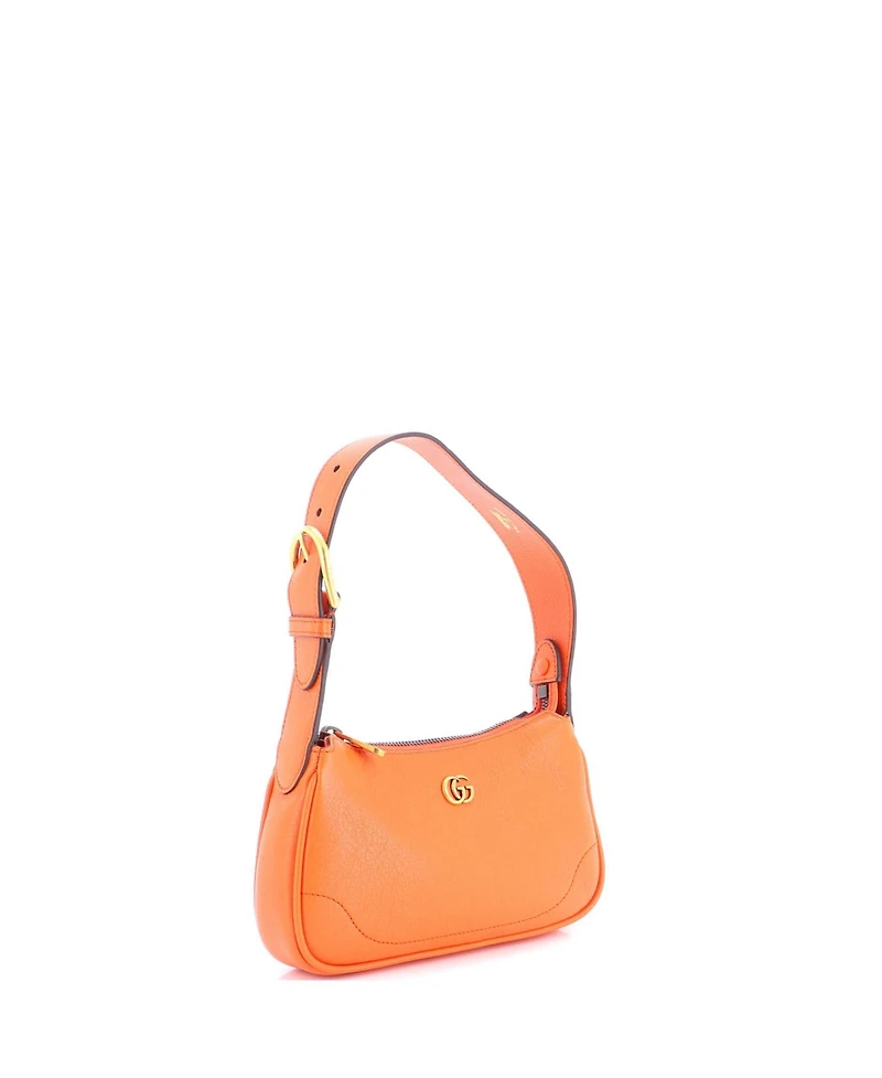 Pre-Owned Gucci Mini Aphrodite Shoulder Bag Leather