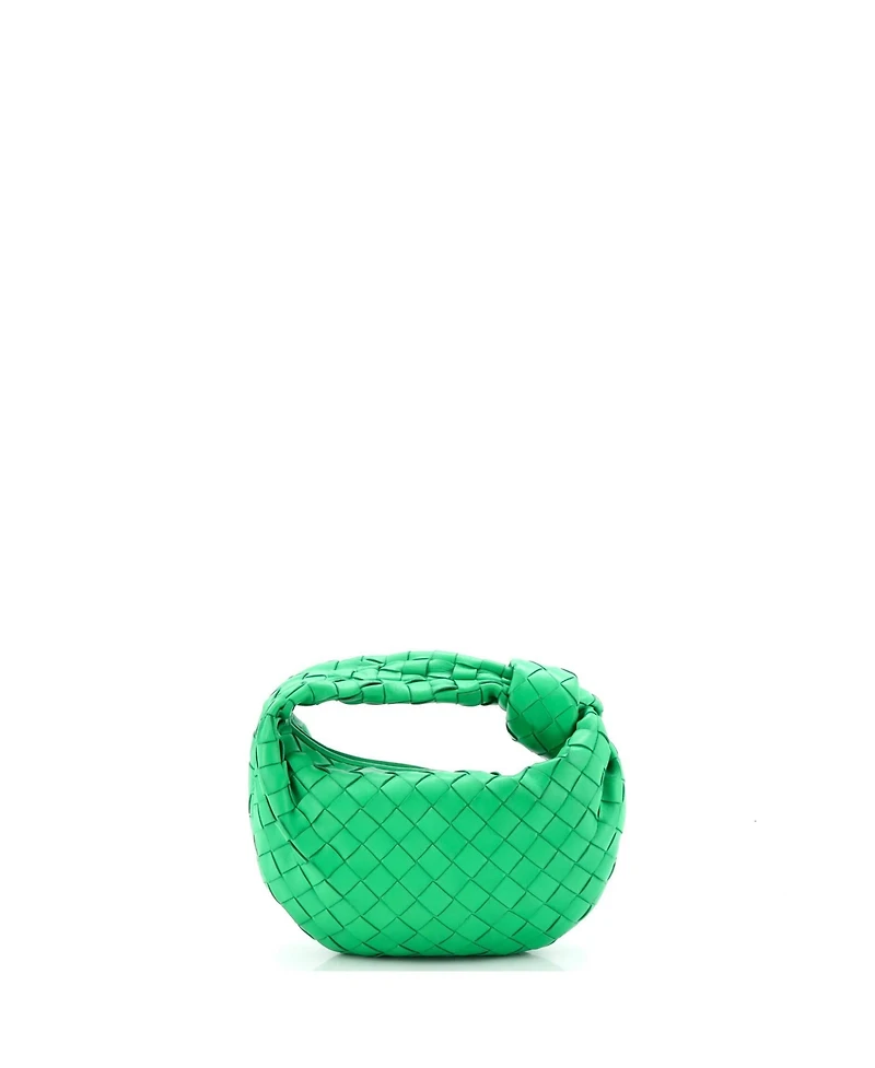 Pre-Owned Bottega Veneta Mini Bv Jodie Hobo Intrecciato Nappa