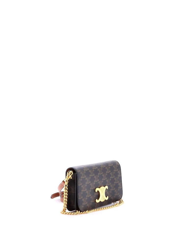 Pre-Owned Celine Multipochette Flap Bag Triomphe Coated Canvas