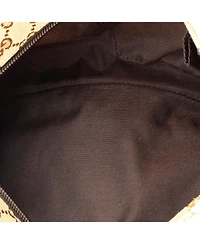 Pre-Owned Gucci Small Web Strap Messenger Bag Gg Canvas