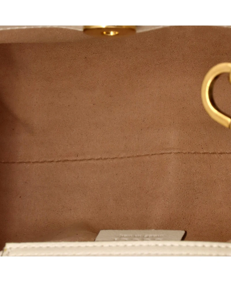 Pre-Owned Gucci Mini Diana Nm Bamboo Handle Tote Leather