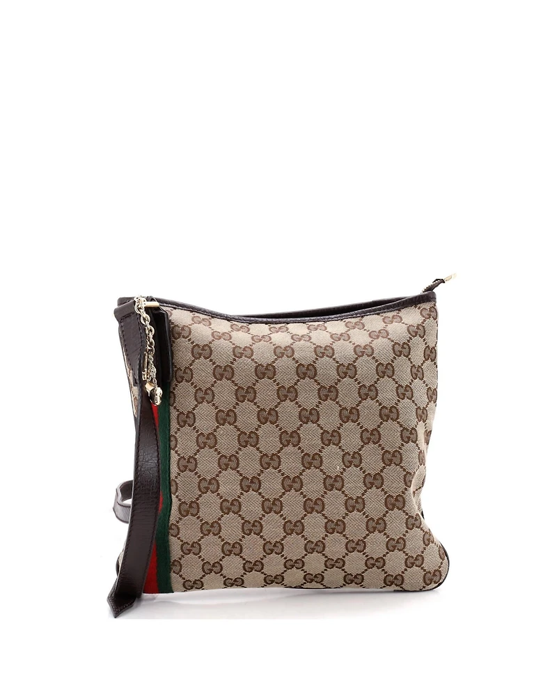 Pre-Owned Gucci Jolicoeur Messenger Bag Gg Canvas