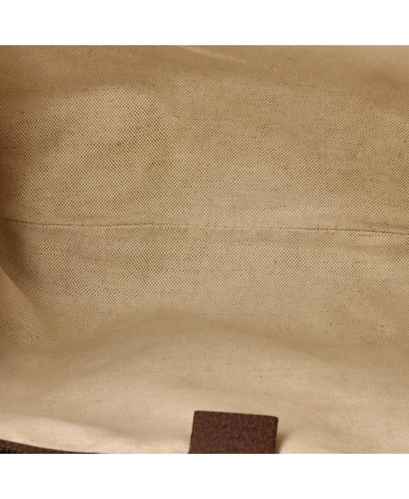 Pre-Owned Gucci Large Ophidia Half Moon Hobo Gg Coated Canvas