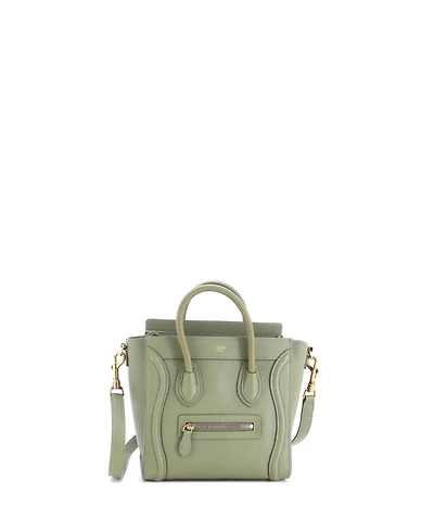 Pre-Owned Celine Nano Luggage Bag Grainy Leather