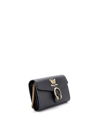 Pre-Owned Gucci Garden Dionysus Chain Wallet Embellished Leather