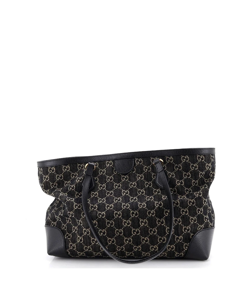 Pre-Owned Gucci Medium Ophidia Shopping Tote Gg Denim