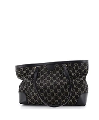 Pre-Owned Gucci Medium Ophidia Shopping Tote Gg Denim
