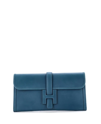 Pre-Owned HERMES 29 Jige Elan Clutch Swift