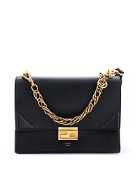 Pre-Owned Fendi Medium Kan U Shoulder Bag Leather