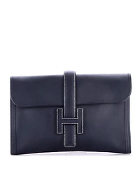 Pre-Owned HERMES Pm Jige Clutch Epsom