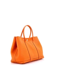 Pre-Owned HERMES 36 Garden Party Tote Leather with Printed Interior