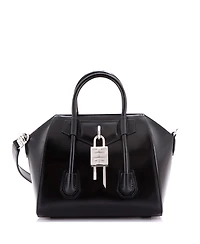 Pre-Owned Givenchy Mini Antigona Lock Bag Leather
