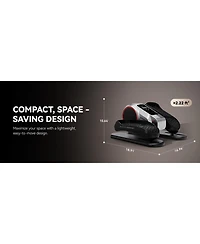 Harison Under Desk Elliptical with Lcd Display