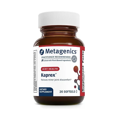Metagenics Kaprex Joint Support Supplement With Hops, Rosemary and Olive Leaf Extracts for Joint Comfort and Mobility 20 Softgels