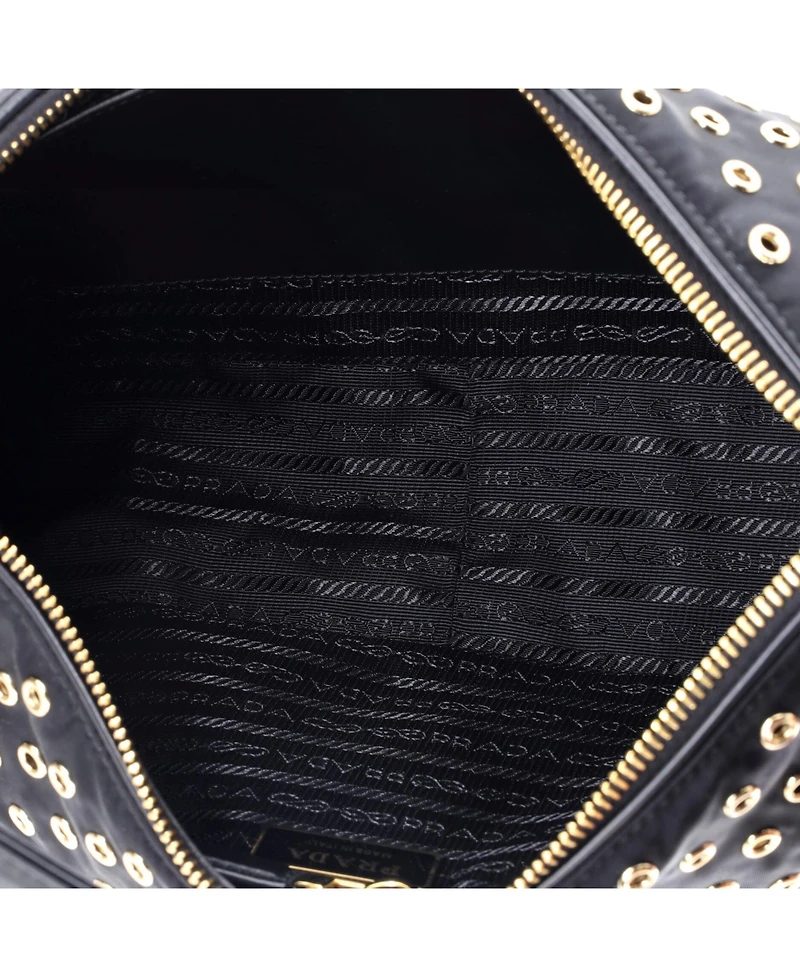 Pre-Owned Prada Medium Aimee Shoulder Bag Re-Nylon with Grommets