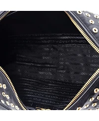 Pre-Owned Prada Medium Aimee Shoulder Bag Re-Nylon with Grommets