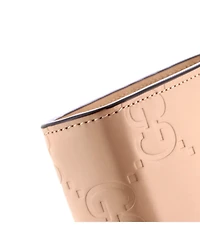 Pre-Owned Gucci Envelope Wallet on Chain Guccissima Leather