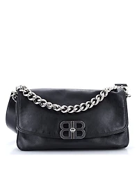 Pre-Owned Balenciaga Medium Bb Soft Flap Bag Leather