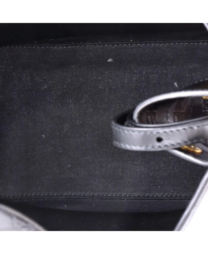 Pre-Owned Balenciaga Small Hardware Tote Embossed Leather
