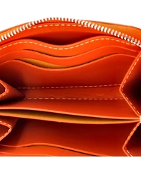 Pre-Owned Goyard Pm Matignon Zip Wallet Coated Canvas with Leather