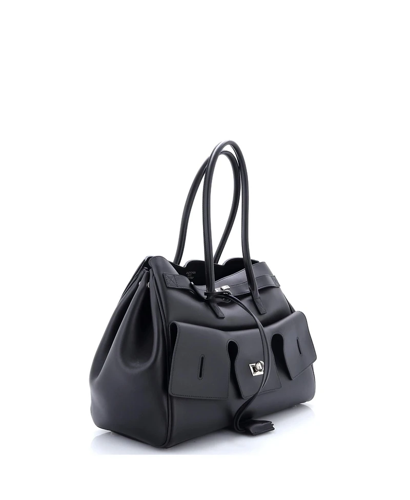 Pre-Owned Balenciaga Medium Bel Air Carry All Bag Leather
