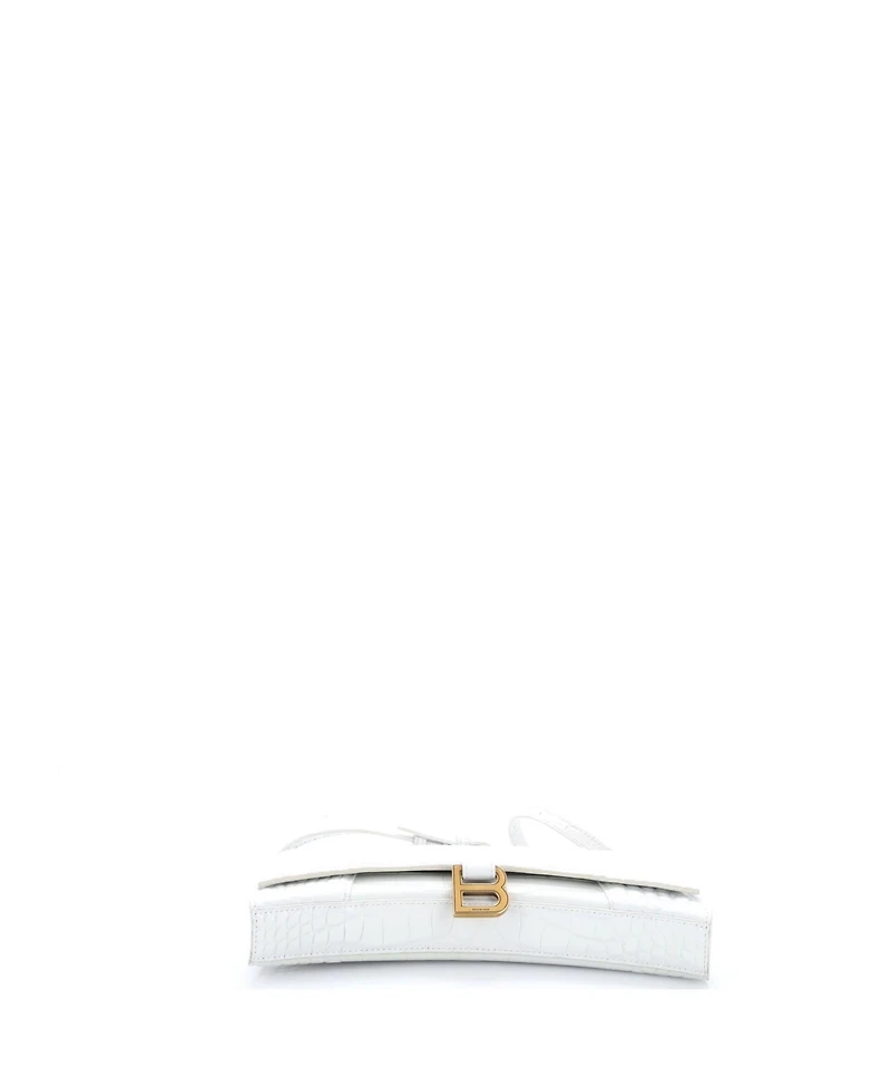 Pre-Owned Balenciaga Hourglass Stretch Sling Bag Embossed Leather