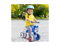 Slickblue Lightweight Baby Balance Bike with 4 Wheels No Pedal Design