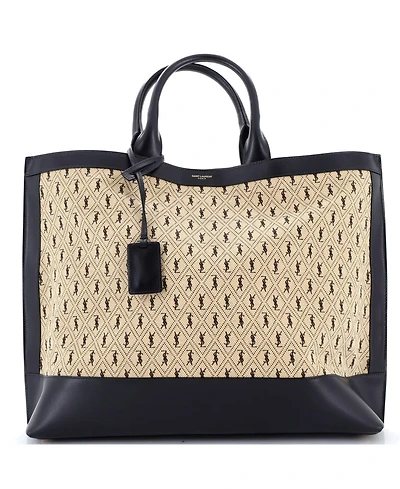 Pre-Owned Saint Laurent Large Le Monogram Tote Monogram All Over Canvas and Leather