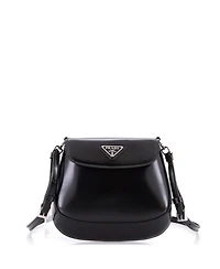 Pre-Owned Prada Mini Cleo Flap Shoulder Bag Spazzolato Leather