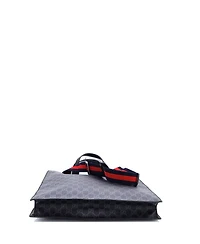 Pre-Owned Gucci Tall Convertible Soft Open Tote Gg Coated Canvas