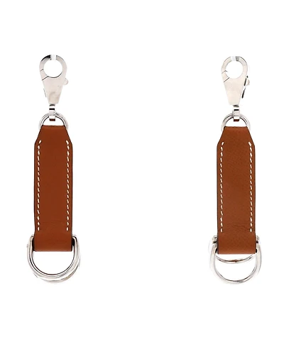 Pre-Owned HERMES Attache Soie Bag Strap 2-Piece Set Leather