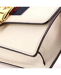 Pre-Owned Gucci Super Mini Sylvie Chain Shoulder Bag Leather