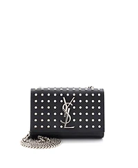 Pre-Owned Saint Laurent Small Classic Monogram Crossbody Bag Studded Leather