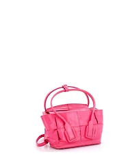 Pre-Owned Bottega Veneta Mini Arco Bag Maxi Intrecciato Leather