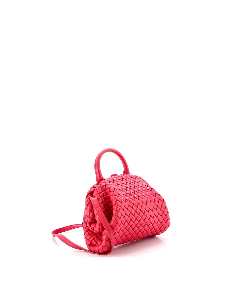 Pre-Owned Bottega Veneta Mini Padded Handle Tote Intrecciato Nappa