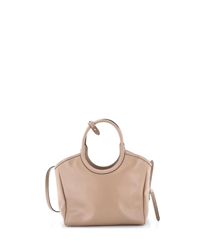 Pre-Owned Miu Miu Small Ivy Tote Bag Leather
