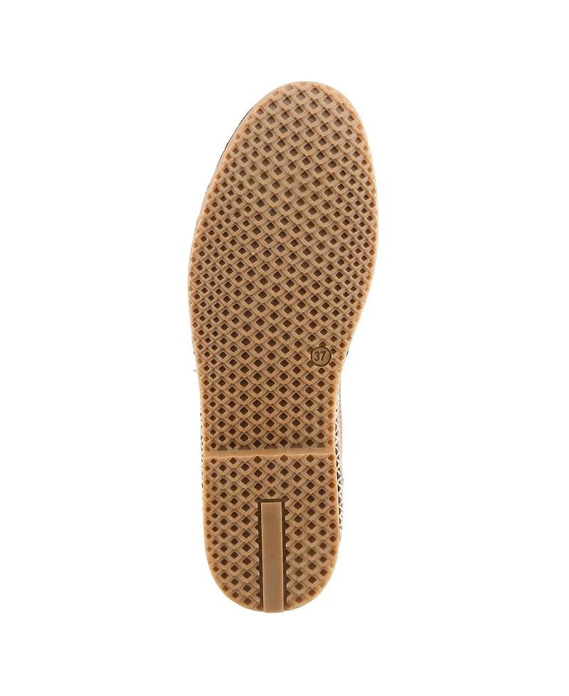 Spring Step Ingrid Women's Loafer with Laser-Cut Detail