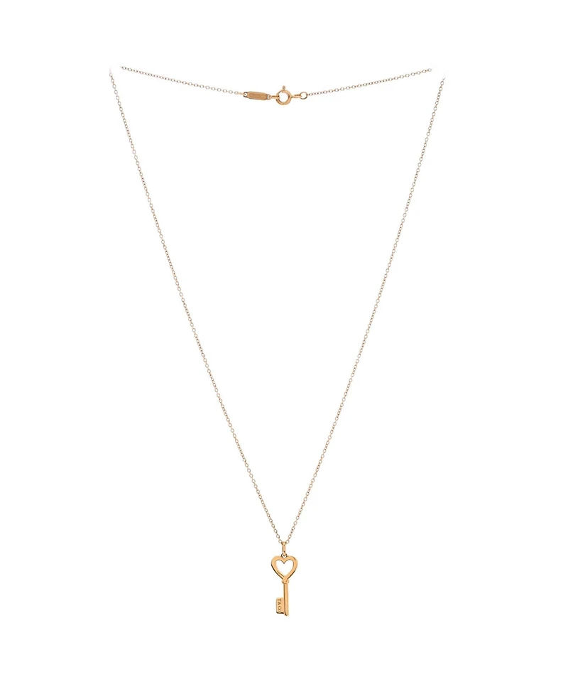 Pre-Owned Tiffany & Co Heart Key Pendant Necklace