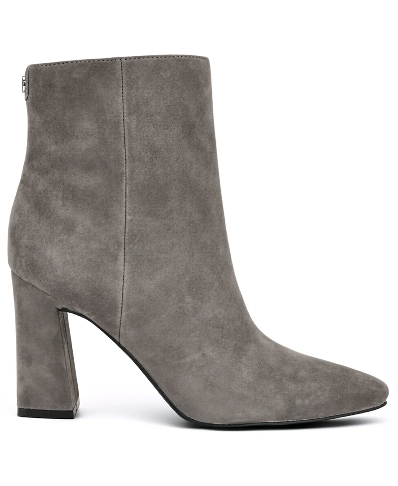 Nine West Women's Reraye Flared Block Heel Ankle Booties