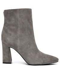 Nine West Women's Reraye Flared Block Heel Ankle Booties