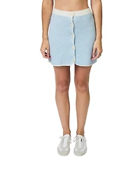 Central Park West Women's Celeste Tweed Yarn Skirt