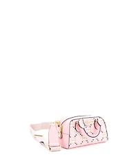 Pre-Owned Gucci Mini Ophidia Convertible Boston Top Handle Bag Kawaii Printed Leather