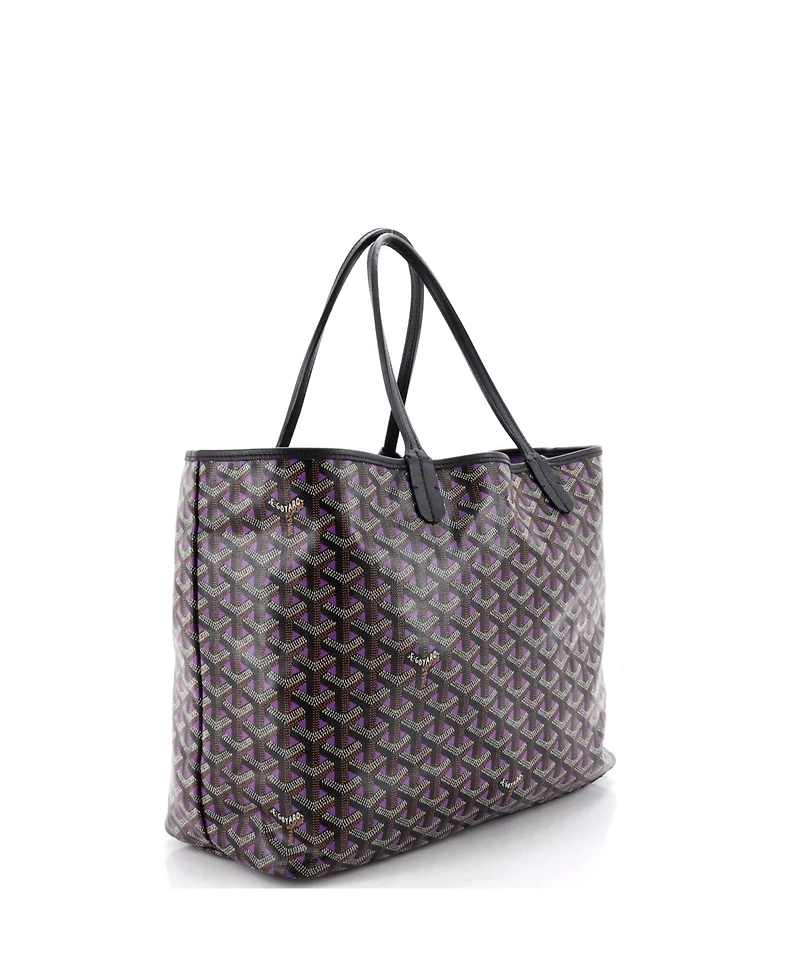 Pre-Owned Goyard Pm Saint Louis Tote Claire Voie Coated Canvas