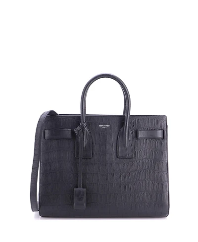 Pre-Owned Saint Laurent Small Sac de Jour Nm Bag Embossed Leather