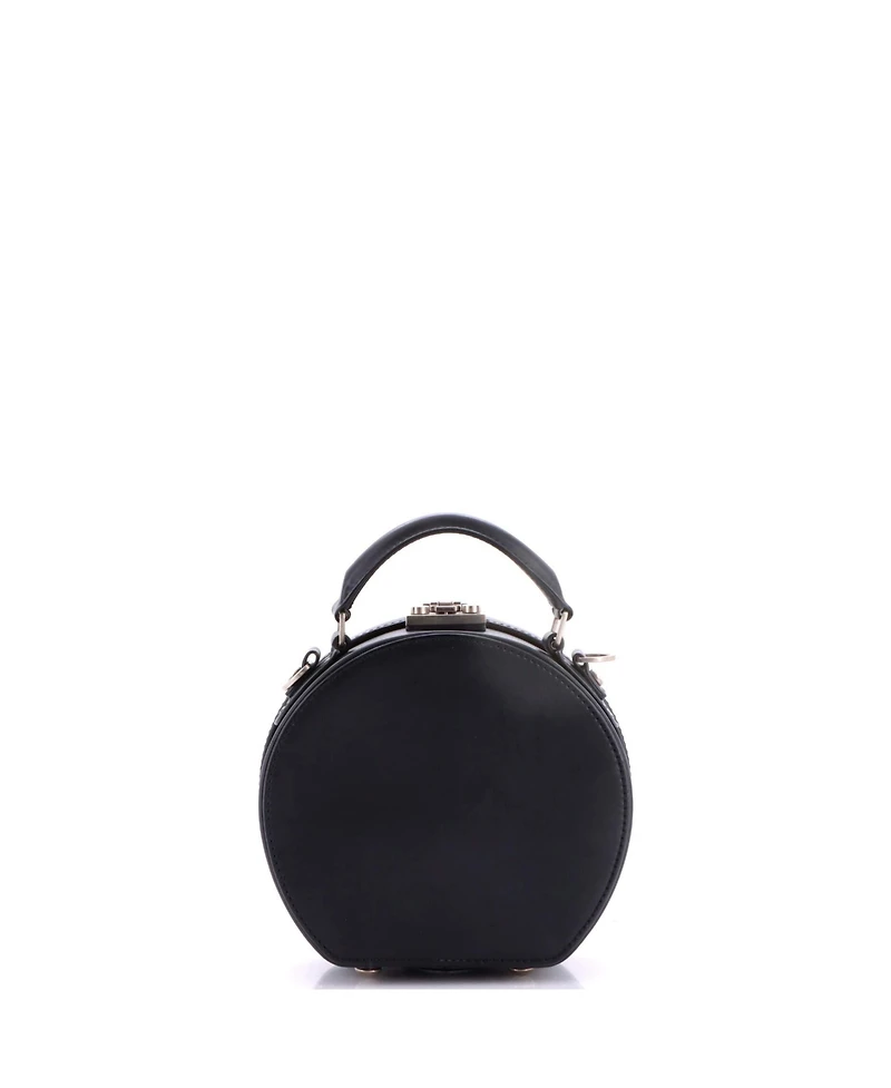 Pre-Owned Saint Laurent Small Mica Hatbox Bag Leather