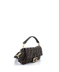 Pre-Owned Fendi Medium Baguette Nm Bag Zucca Canvas