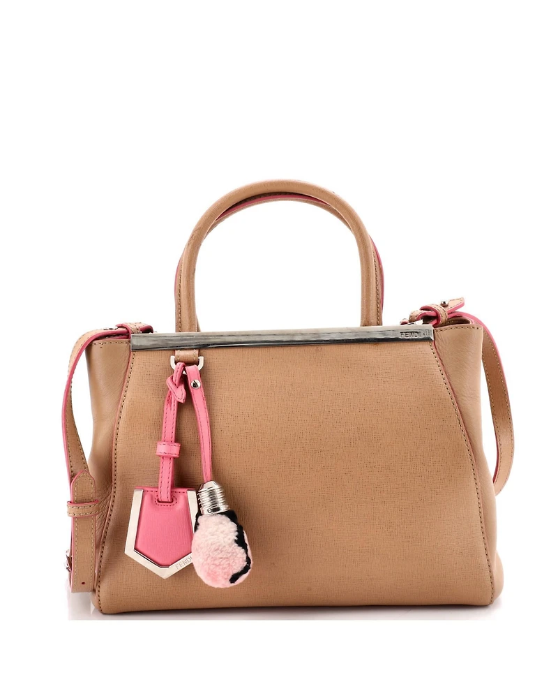 Pre-Owned Fendi Petite 2Jours Bag Leather