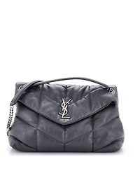 Pre-Owned Saint Laurent Medium Loulou Puffer Shoulder Bag Quilted Leather