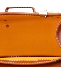 Pre-Owned Goyard Mini Structured Saigon Top Handle Bag Coated Canvas with Leather
