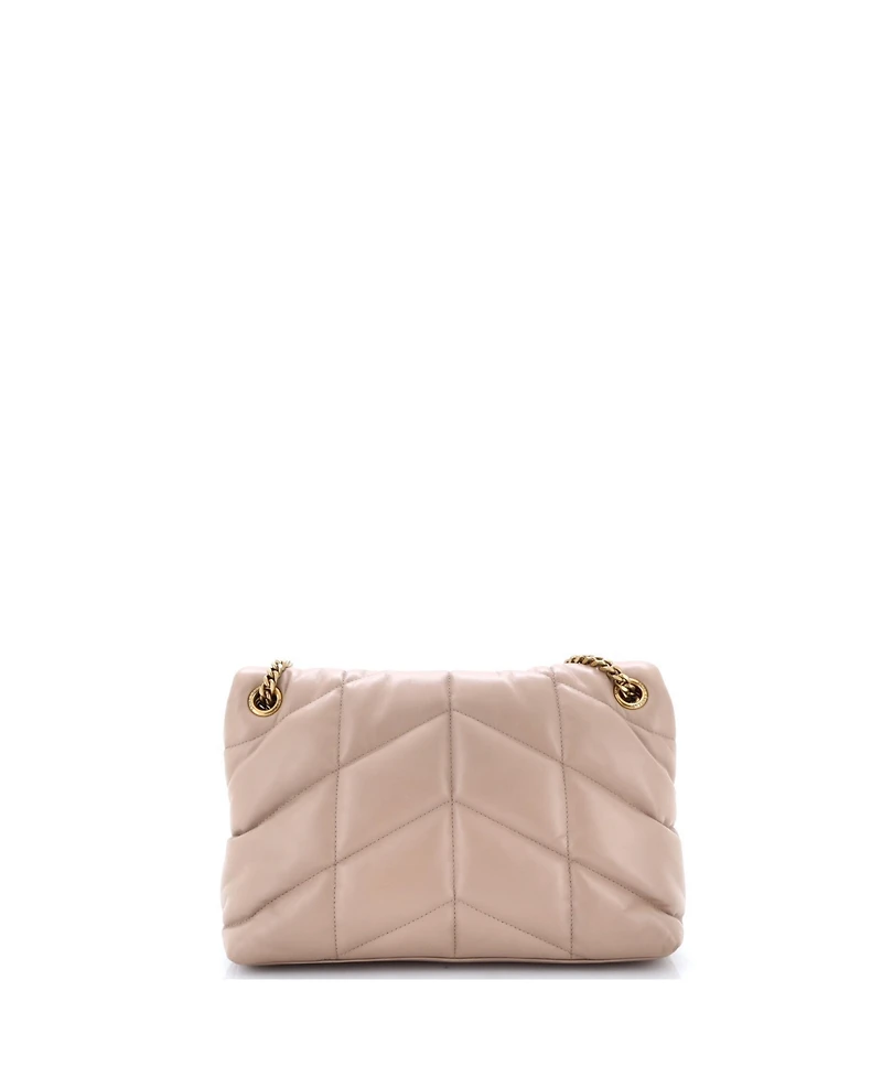 Pre-Owned Saint Laurent Small Loulou Puffer Shoulder Bag Quilted Leather